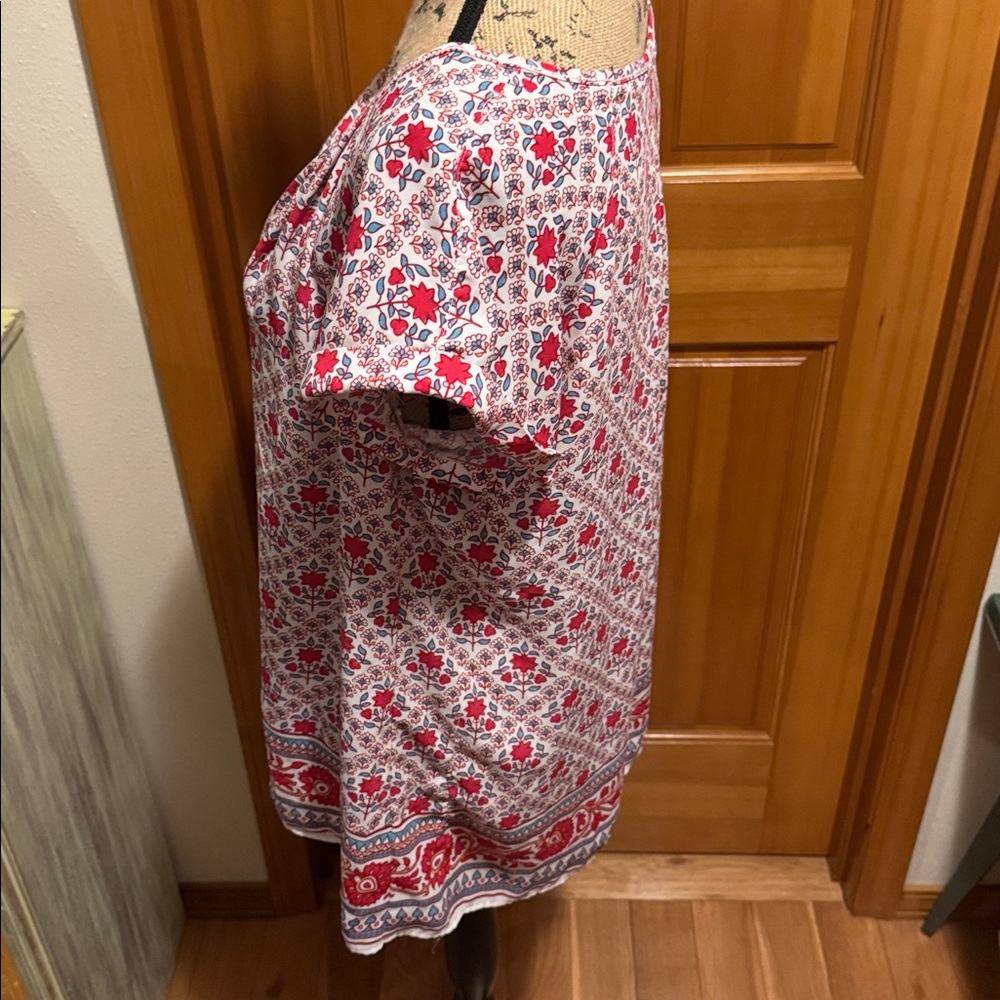 Max Studio Boho Patterned Blouse - image 5